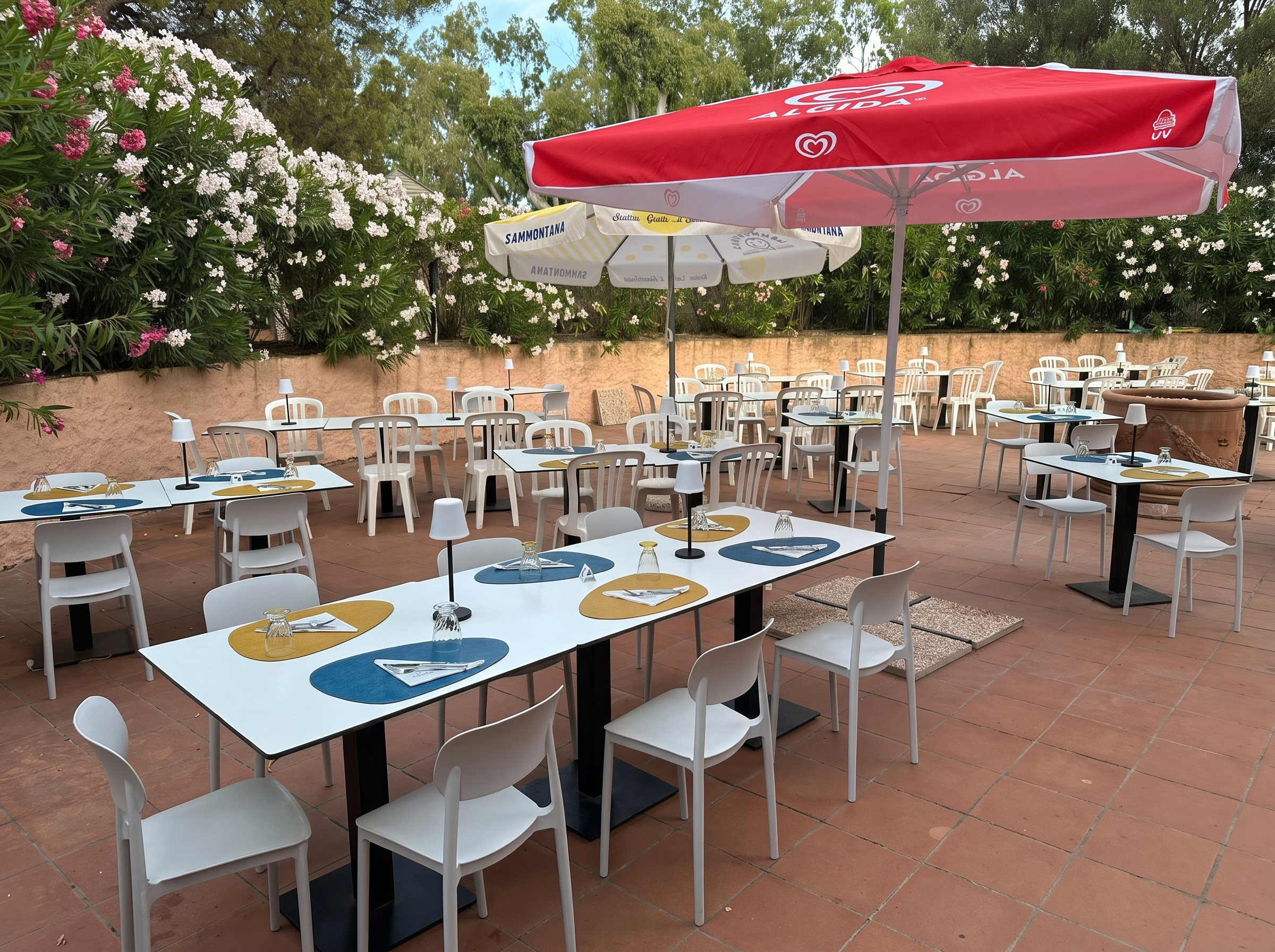 Terrazza esterna di giorno